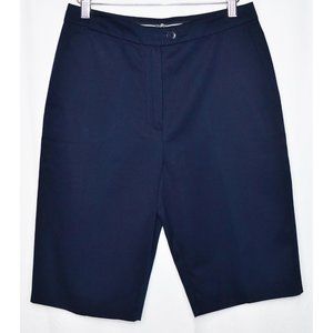 Escada Sport Clamdigger Bermuda Shorts Blue Size 36 (US Small - 6)